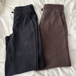 Lululemon Athletica Gray and Brown Joggers